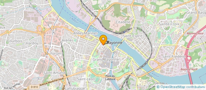 localisation de l'entreprise KJ FINANCES à BAYONNE