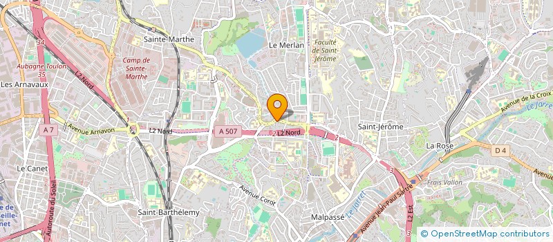 localisation de l'entreprise KJ INVESTISSEMENT à MARSEILLE