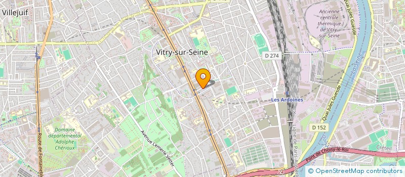 localisation de l'entreprise KJ LAVERIE à VITRY-SUR-SEINE