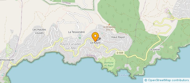 localisation de l'entreprise KJB à RAYOL-CANADEL-SUR-MER