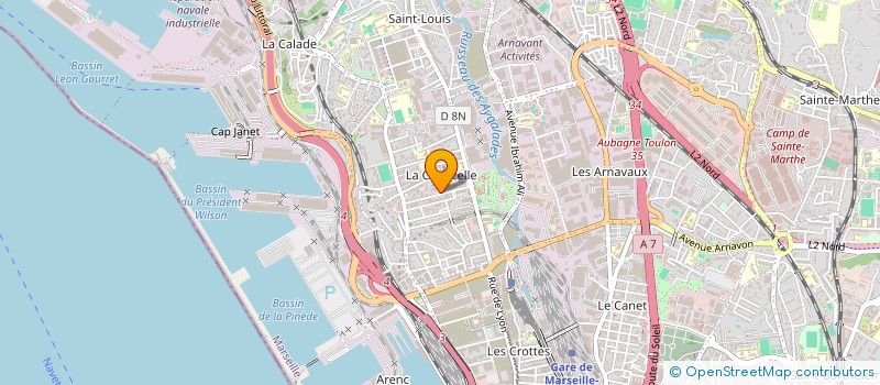 localisation de l'entreprise KJB à MARSEILLE
