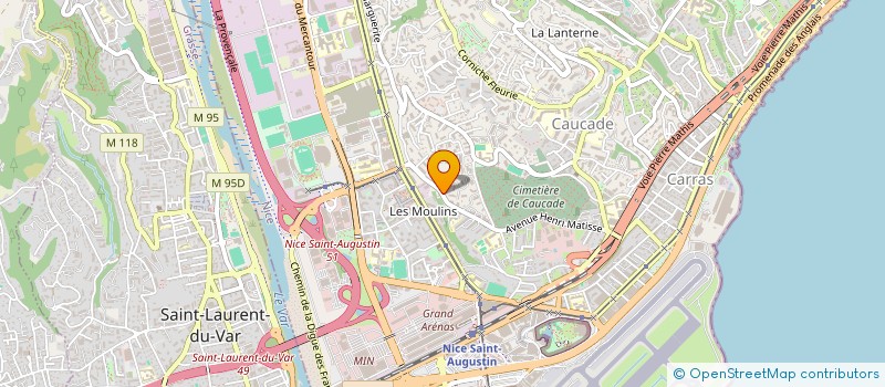 localisation de l'entreprise KJC à NICE