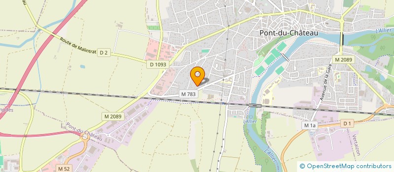 localisation de l'entreprise KJCM 77  PONT-DU-CHATEAU