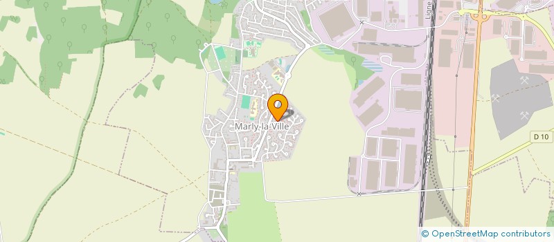 localisation de l'entreprise KJCP INVEST à MARLY-LA-VILLE