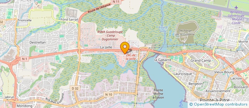 localisation de l'entreprise KJD CAPITAL 331  BAIE-MAHAULT