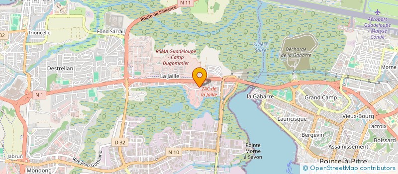 localisation de l'entreprise KJD CAPITAL 381  BAIE-MAHAULT