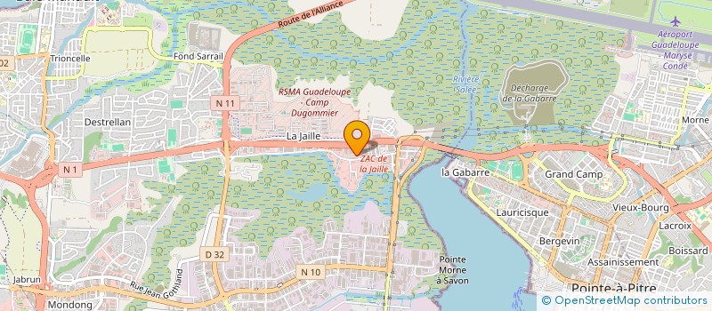 localisation de l'entreprise KJD CAPITAL 384  BAIE-MAHAULT