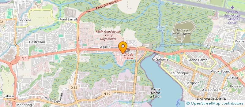 localisation de l'entreprise KJD CAPITAL 609  BAIE-MAHAULT