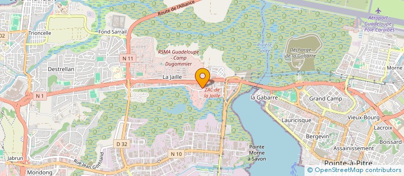 localisation de l'entreprise KJD CAPITAL 628  BAIE-MAHAULT