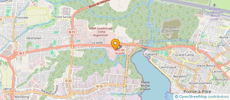 localisation de l'entreprise KJD CAPITAL 691  BAIE-MAHAULT