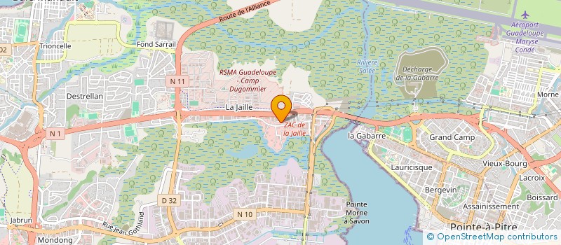 localisation de l'entreprise KJD CAPITAL 707  BAIE-MAHAULT