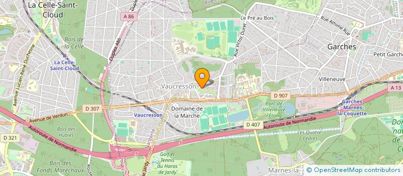 localisation de l'entreprise KJF ADVISOR  VAUCRESSON