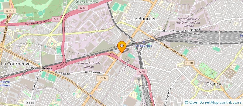 localisation de l'entreprise KJI à LA COURNEUVE