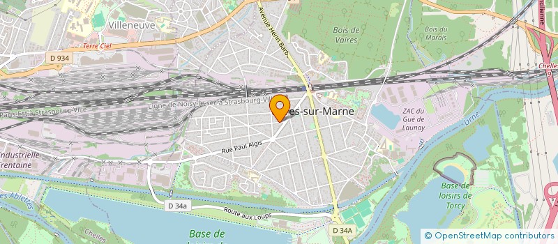 localisation de l'entreprise KJJ IMMO  VAIRES-SUR-MARNE