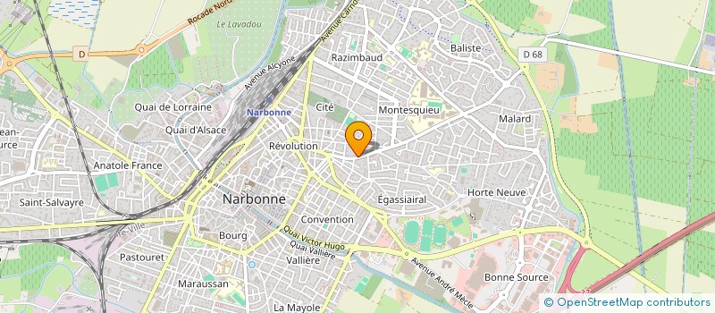 localisation de l'entreprise KJK à NARBONNE