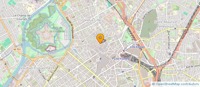 localisation de l'entreprise KJM  LILLE