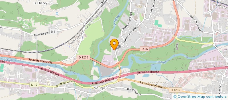 localisation de l'entreprise KJM IMMO  MARIGNIER