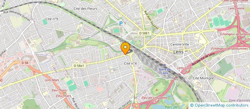 localisation de l'entreprise KJM LOCATION LENS  LENS