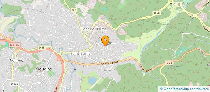 localisation de l'entreprise KJMB - KONSEILS à MOUGINS