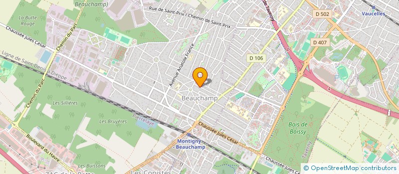 localisation de l'entreprise KJT  BEAUCHAMP