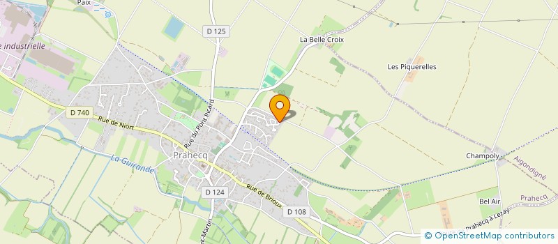 localisation de l'entreprise KJT  PRAHECQ