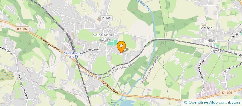 localisation de l'entreprise KJT PLOMBERIE  SAINT-ANDRE-LE-GAZ