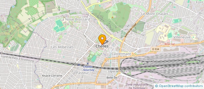 localisation de l'entreprise KK EXPORT à CHELLES