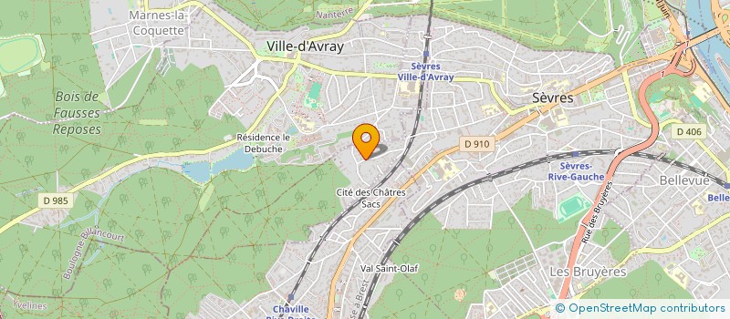 localisation de l'entreprise KK IMAGE à SEVRES