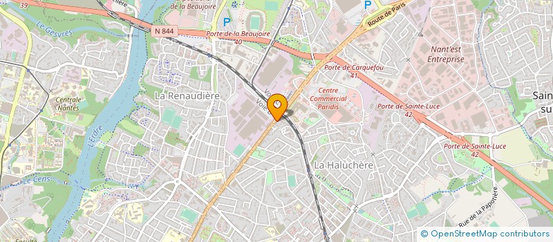 localisation de l'entreprise KK SECURITE à NANTES