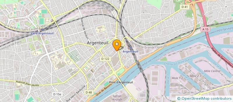 localisation de l'entreprise KKM  ARGENTEUIL