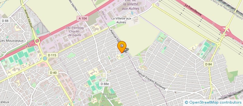 localisation de l'entreprise KKS IMMO à TREMBLAY-EN-FRANCE