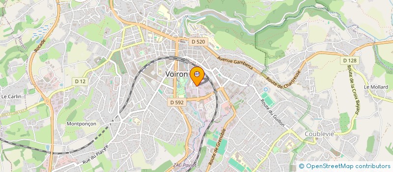 localisation de l'entreprise KKUBE  VOIRON