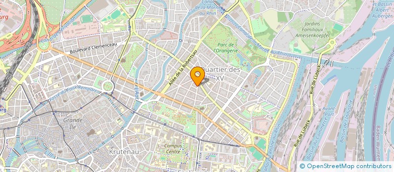 localisation de l'entreprise KL  STRASBOURG