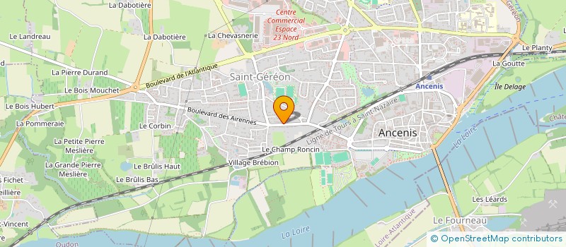 localisation de l'entreprise KL  ANCENIS-SAINT-GEREON