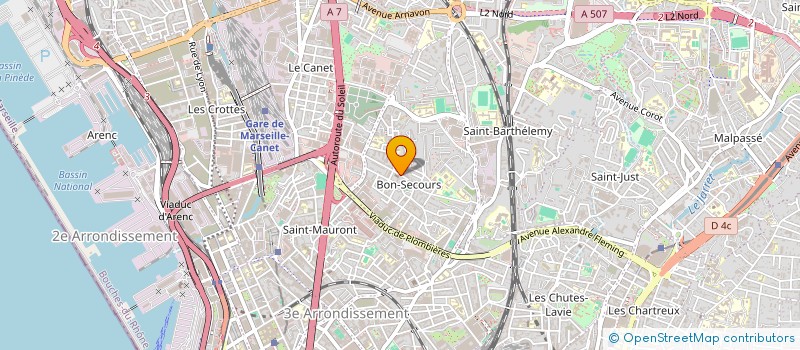 localisation de l'entreprise KL ALLAM à MARSEILLE
