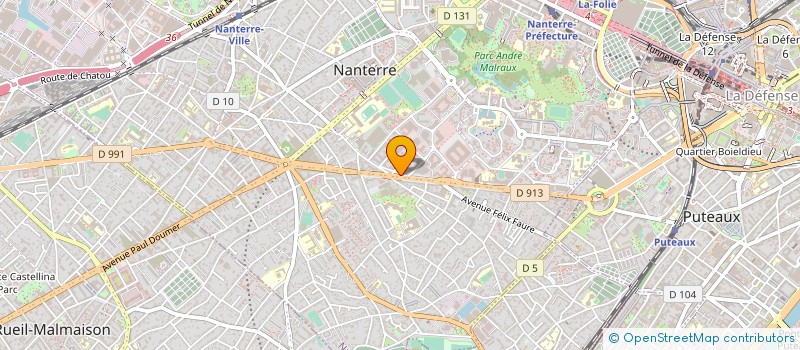 localisation de l'entreprise KL' ASSO  NANTERRE