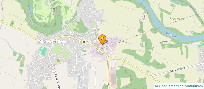 localisation de l'entreprise KL AUTO  VILLETTE-D'ANTHON