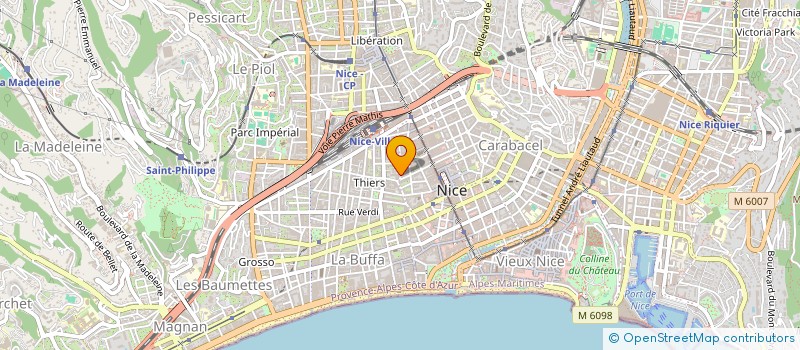localisation de l'entreprise KL AZURENOV à NICE