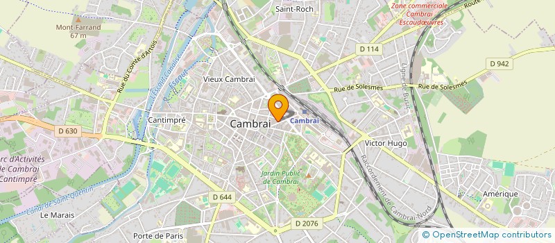 localisation de l'entreprise KL CAMBRAI  CAMBRAI