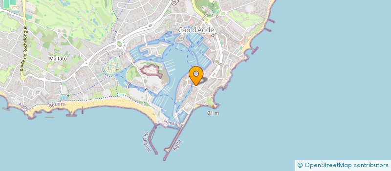 localisation de l'entreprise KL &CO  AGDE