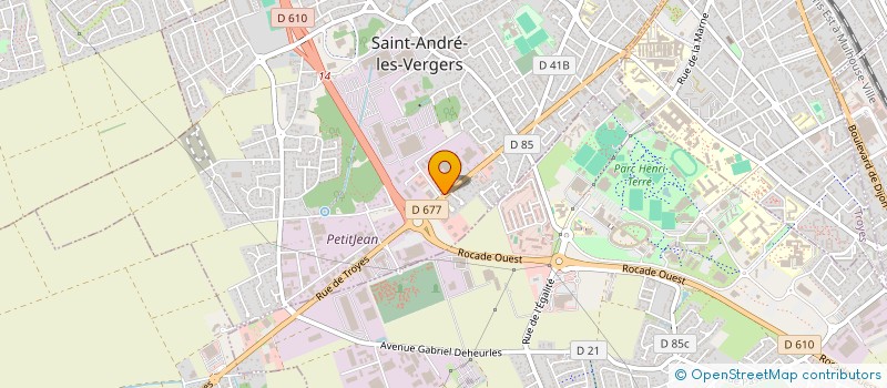 localisation de l'entreprise KL CORP à SAINT-ANDRE-LES-VERGERS