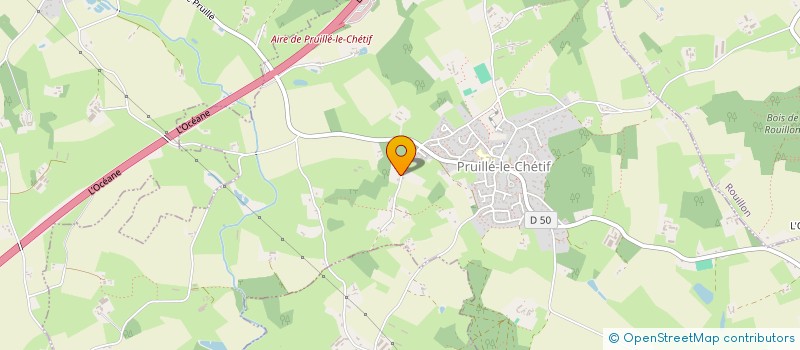 localisation de l'entreprise KL DELEGATION RH  PRUILLE LE CHETIF