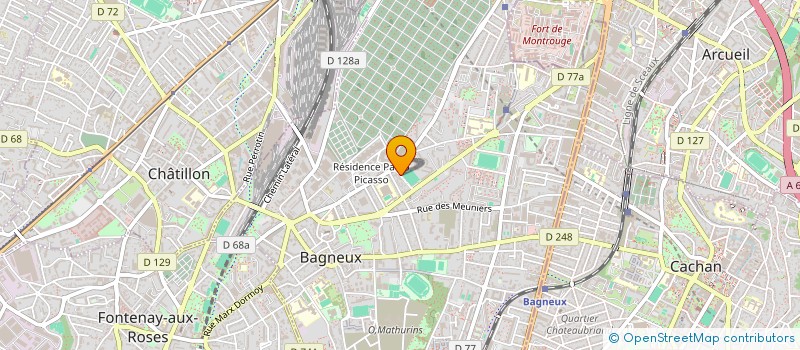 localisation de l'entreprise KL FIBRE à BAGNEUX
