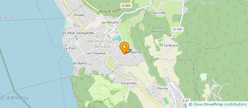 localisation de l'entreprise KL-FIE  MENTHON-SAINT-BERNARD