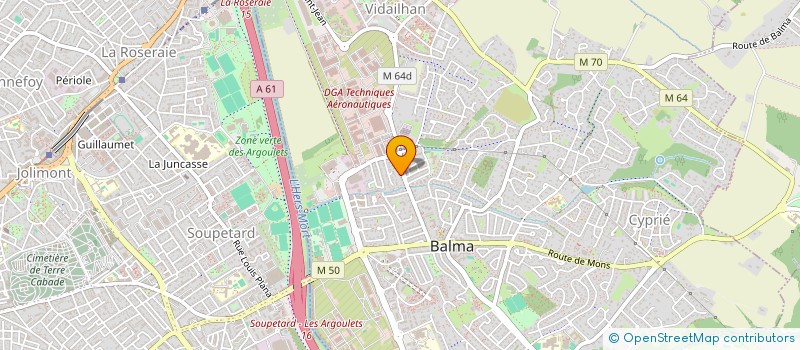 localisation de l'entreprise KL FRUITS  BALMA