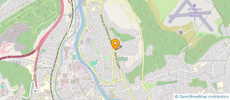 localisation de l'entreprise KL IMMO  MALZEVILLE