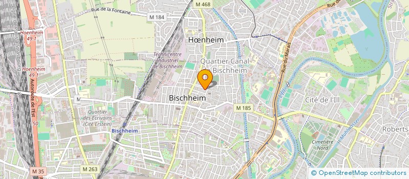 localisation de l'entreprise KL IMMO  HNHEIM