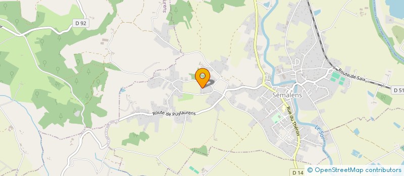 localisation de l'entreprise KL IMMO  SEMALENS