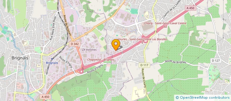 localisation de l'entreprise KL IMMO  SAINT-GENIS-LAVAL