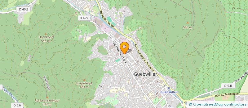 localisation de l'entreprise KL INVEST  GUEBWILLER